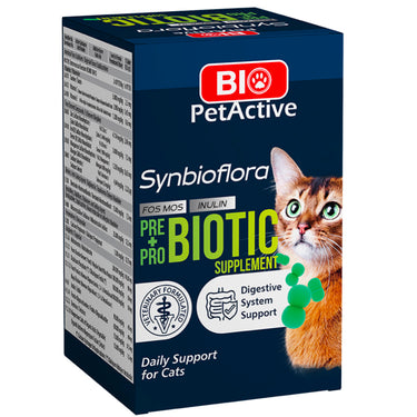 Bio PetActive Synbioflora Pre+Probiotics for Cats 60chewable tablets